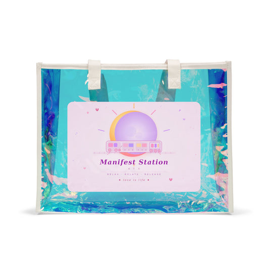 Beach Holographic Tote Bag