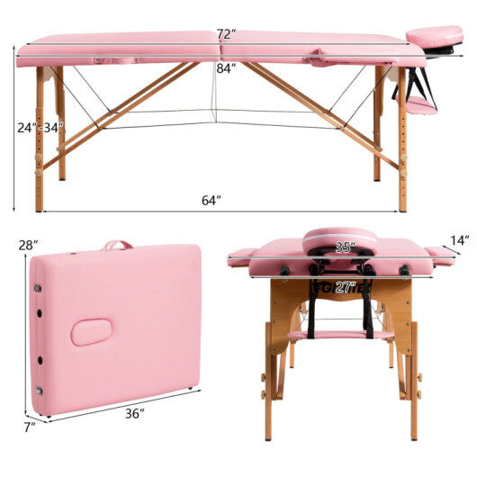 Adjustable Facial Spa Bed