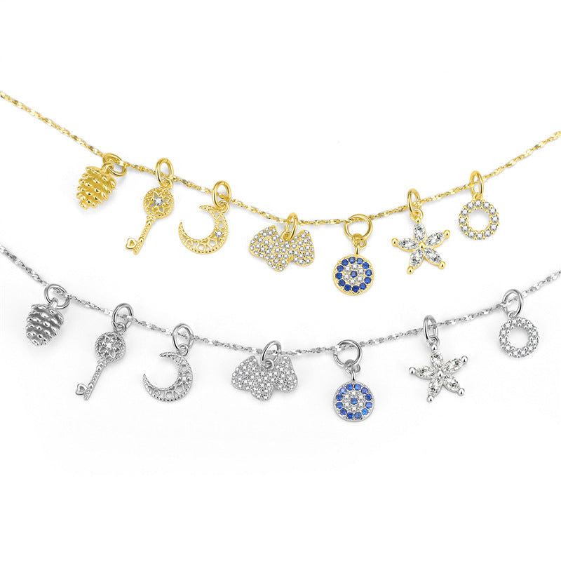 Silver Celestial Charm Pendant