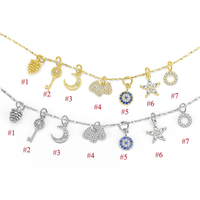 Silver Celestial Charm Pendant